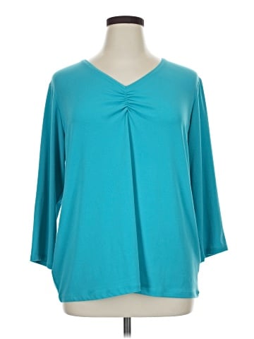 Susan Graver 3/4 Sleeve Blouse (view 1)