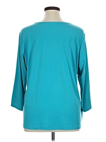 Susan Graver 3/4 Sleeve Blouse (view 2)