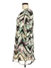 Millibon 100% Polyester Chevron-herringbone Green Casual Dress Size M - photo 5