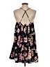 Aqua 100% Polyester Floral Black Casual Dress Size XS - photo 2