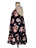 Aqua 100% Polyester Floral Black Casual Dress Size XS - photo 5