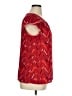 ModCloth 100% Polyester Red Short Sleeve Blouse Size XL - photo 4