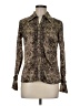 Jessica Paisley Brown Long Sleeve Blouse One size - photo 1