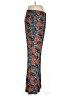 Free People 100% Viscose Print Teal Active Pants Size Lg Petite - photo 4