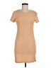 Elodie Solid Tan Casual Dress Size M - photo 1