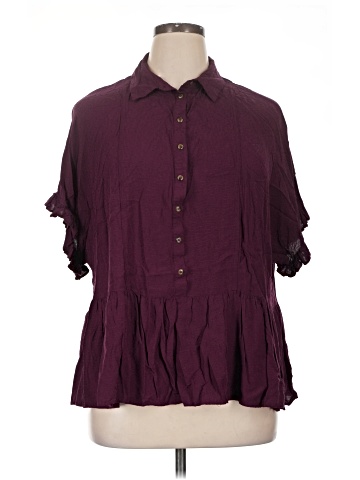Terra & Sky Short Sleeve Blouse (view 1)
