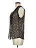 Reformed 100% Polyester Black Sleeveless Blouse Size M - photo 5