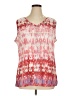 Gloria Vanderbilt Red Sleeveless Blouse Size XL - photo 1