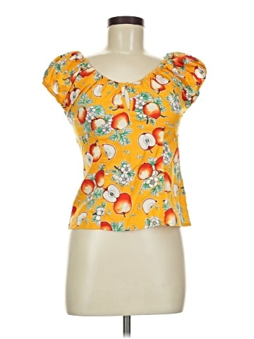 Hell Bunny Short Sleeve Blouse (view 1)
