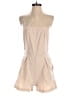 Monteau Solid Tan Romper Size S - photo 1