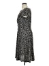Perceptions Print Black Casual Dress Size XL - photo 5
