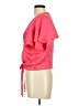 BB Dakota 100% Polyester Pink Short Sleeve Blouse Size M - photo 5