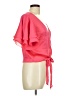 BB Dakota 100% Polyester Pink Short Sleeve Blouse Size M - photo 4