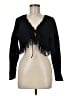Unbranded Black Long Sleeve Blouse Size M - photo 1