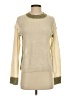 Hem & Thread Tweed Ivory Turtleneck Sweater Size S - photo 1