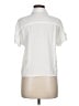 Max Studio 100% Rayon White Short Sleeve Blouse Size M - photo 2