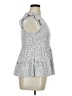Monteau White Sleeveless Blouse Size XL - photo 4