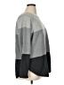 Jeanne Pierre 100% Cotton Color Block Gray Pullover Sweater Size 1X - photo 4