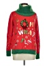 Holiday Time 100% Acrylic Red Pullover Sweater Size M - photo 1