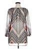 JM Collection 100% Polyester Silver 3/4 Sleeve Blouse Size XL - photo 2