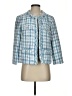 MULTIPLES 100% Polyester Tweed Blue Blazer Size S - photo 1