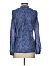 HD in Paris 100% Polyester Blue Long Sleeve Blouse Size 2 - photo 2