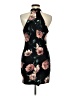 Mine Floral Black Cocktail Dress Size M - photo 2