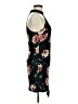 Mine Floral Black Cocktail Dress Size M - photo 4