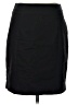 H&M 100% Polyester Solid Black Casual Skirt Size 12 - photo 1