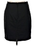H&M 100% Polyester Solid Black Casual Skirt Size 12 - photo 2