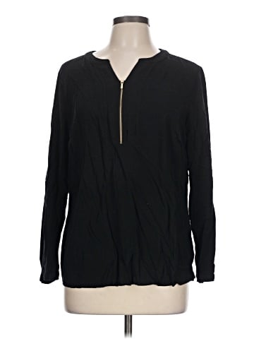 JM Collection Long Sleeve Top (view 1)