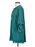 Calvin Klein 100% Polyester Teal 3/4 Sleeve Blouse Size S - photo 5