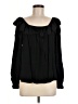 Knox Rose 100% Rayon Black Long Sleeve Blouse Size M - photo 1