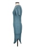 Forever 21 Solid Teal Casual Dress Size S (estimated) - photo 5