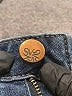Simply Vera Vera Wang Solid Blue Jeans Size 14 (petite) - photo 4