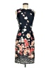 En Focus Studio Floral Black Cocktail Dress Size 6 - photo 1