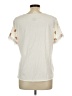 Van Heusen 100% Polyester Ivory Short Sleeve Blouse Size L - photo 2
