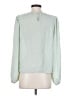Shinestar 100% Polyester Green Long Sleeve Blouse Size M - photo 2