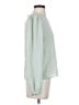 Shinestar 100% Polyester Green Long Sleeve Blouse Size M - photo 4
