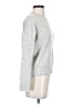 Madewell 100% Cashmere Metallic Silver Cashmere Pullover Sweater Size XXS - photo 4