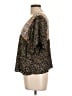 O'Neill 100% Viscose Brown Short Sleeve Blouse Size L - photo 5
