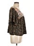O'Neill 100% Viscose Brown Short Sleeve Blouse Size L - photo 4