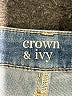 Crown & Ivy Hearts Blue Jeans Size 8 - photo 7