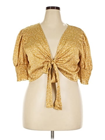 Sky Short Sleeve Blouse (view 1)