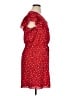 Maison Jules 100% Polyester Polka Dots Red Casual Dress Size XL - photo 4