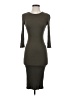 Forever 21 Solid Gray Casual Dress Size S - photo 1