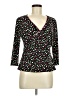 Vol.1 Polka Dots Black 3/4 Sleeve Blouse Size M (estimated) - photo 1