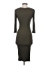 Forever 21 Solid Gray Casual Dress Size S - photo 2