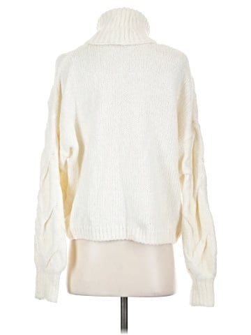 Madewell Somervell Modern Cable Turtleneck Sweater (view 2)