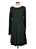 Old Navy Solid Gray Casual Dress Size L - photo 2